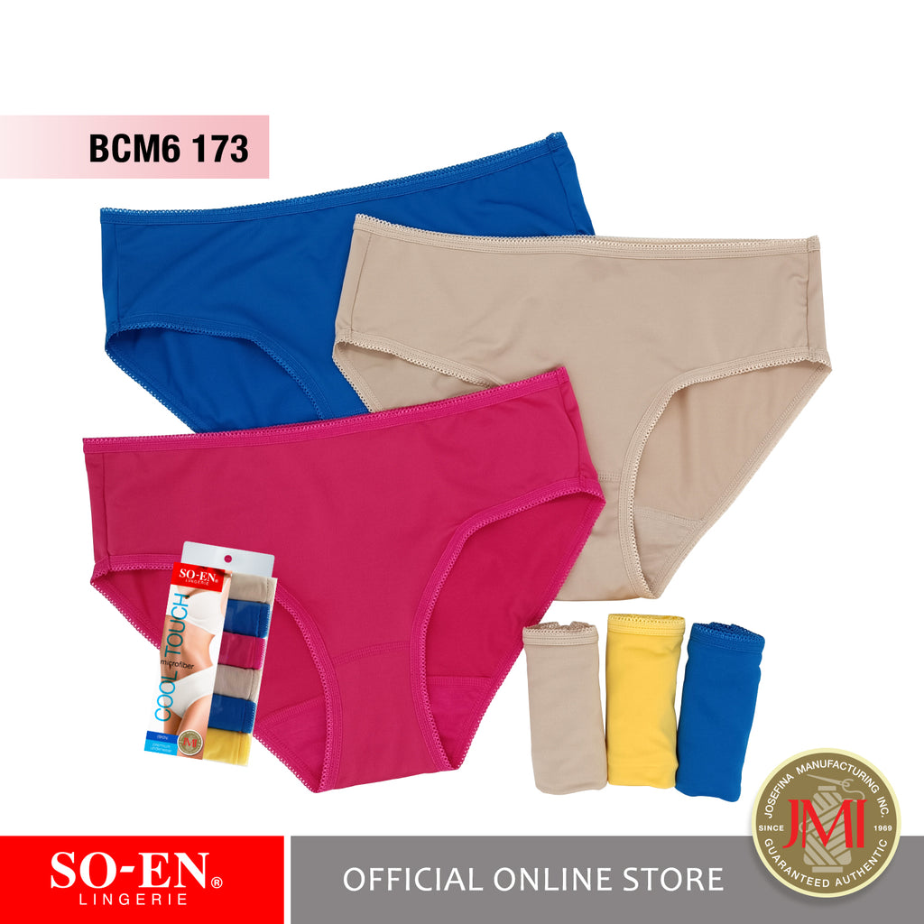 So-En Ladies' 6pc Bikini Panty Pack Seasonal Collection 2XL, Assorted  Prints & Colors, Fashion